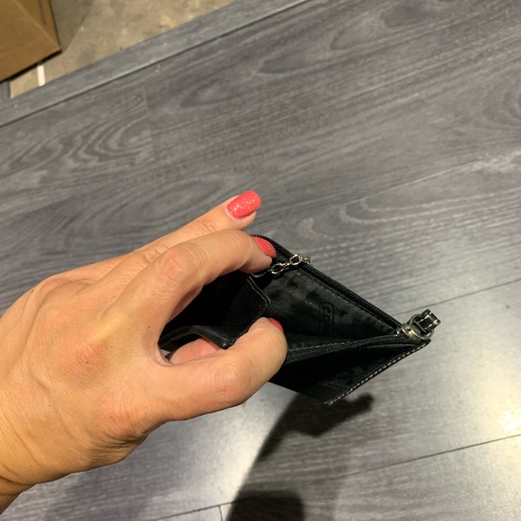 Black Coach Card Wallet - Picture 4 of 4